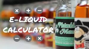 E Liquid Calculator Mix Your Own E Juice Vaping Hardware