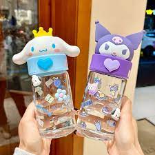 Jual KUROMI Botol Minum Karakter Sanrio LABUBU 500 ML Tritan BPA Free My Melody Cinnamoroll | Shopee Indonesia