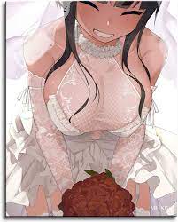 SDFGS Erwachsene Malerei Anime Mädchen Porträt Braut Dicke Titten Ölgemälde  Leinwand Geschenk 40X50 (No Framed) : Amazon.de: Küche, Haushalt & Wohnen