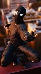 Traje De Sigilo Far From Home Marvel Spiderman Art Black Spiderman Marvel Spiderman