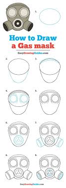 How To Draw A Gas Mask Really Easy Drawing Tutorial Drawing Tutorial Easy Drawing Tutorial Mask Drawing