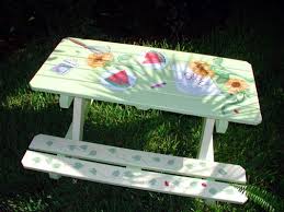 Painted Furniture Samples 22 Painted Tables She777 Com Painted Picnic Tables Painted Table Painted Outdoor Furniture