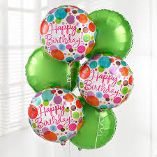 Spoil them with a beautiful bouquet of fresh flowers. Happy Birthday Balloon Bouquet