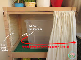 Go from the litter box to the litter box container! Diy Cat Litter Box Storage Furniture Toma Creations