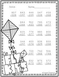 Below are six versions of our grade 3 math worksheet with subtraction problems where the minuend is a whole hundred or whole ten and the student must regroup (or borrow) across one or two zeros. 3 Digit Subtraction With Regrouping Worksheets 3rd Grade Pdf