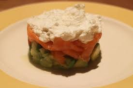 Tartare Avocat Saumon Fume Et Chevre Frais Entree Legere Recette Saumon Fume Avocat Saumon Fume Recettes De Cuisine