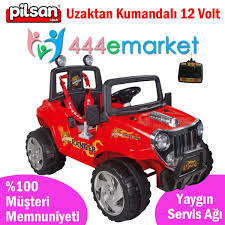 Pilsan Ranger Uzaktan Kumandali Akulu Araba Kirmizi 12v Bebekya
