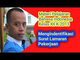 Identifika … si fenomena, proses kejadian dan ulasan c. Mengidentifikasi Surat Lamaran Pekerjaan Youtube