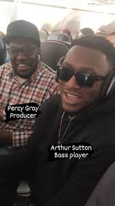 Percy and our bass player are talking good