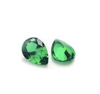 Nano Crystal Emerald Green Color Pear Faceted AAA Loose Gemstones for  Jewelry Makings, Heat Resistant (4x3mm - 18x13mm)