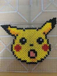Surprised Pikachu Perler Pokemon Perler Beads Pikachu Beads Perler Patterns