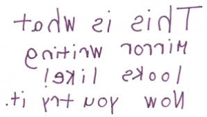 How to learn the alphabet backwards with pictures wikihow. Why And How Are Young Children Able To Mirror Write Danebank