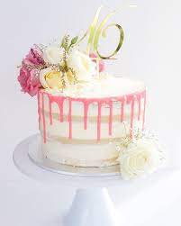 (large / download) fondant covered cake with monogram (large / download) pink cheetah print for this sweet 16. A Pretty Cake For A Sweet Girl Turning 16 Topper By Lettersbyloulou 21st Birthday Cakes 16th Birthday Cake For Girls Sweet Sixteen Cakes