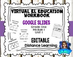 El Education Google Slides Student Workbook Module 1 Distance Learning Expeditionary Learning Education Workbook