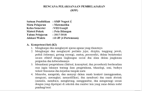 Rencana pelaksanaan pembelajaran (rpp) nama sekolah : Contoh Rpp Abad 21 Smp Matematika Download File Guru