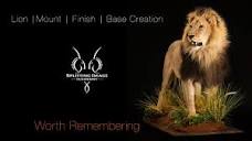 Lion Mounting | Finishing | Base Creation | Splitting Image ...