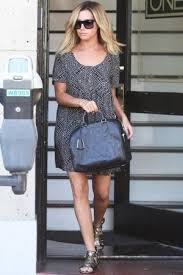 Ashley Tisdale Wearing Louis Vuitton Speedy Cube Bag Celebrity Street Style Fashion Celebrity Style