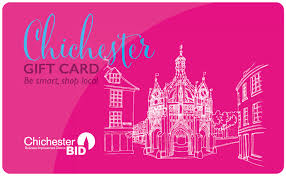 Redeeming a gift card or email gift card: Chichester Gift Card Town City Gift Cards Uk