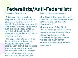 Federalists Vs Republicans