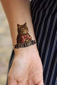 Cat Lady Temporary Tattoo Cat Temporary Tattoo Cat Lady Tattoo Cat Lady Gift Idea Cat Gift Idea Cat Accessoire Cat Jewelry Cat Tattoo Cat Tattoo Designs Crazy Cat Lady