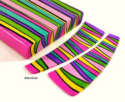 Polymer Clay Tutorial Fimo Zig Zag Cane Zig Zag Cane Etsy Polymer Clay Jewelry Tutorials Polymer Clay Crafts Polymer Clay Ornaments