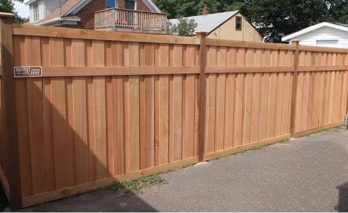 Board and Batten Wood Fence by Chilly's Fencing Services