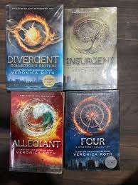 Bestselling divergent series of books is the novel the inspired the major motion picture starring shailene woodley, theo james, and kate winslet. Divergent Series By Veronica Roth Divergent Insurgent Allegiant Four Hobbies Toys Books Magazines Fiction Non Fiction On Carousell