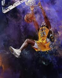 Shaq Attack Nba Basketball Art Nba Art Nba Artwork