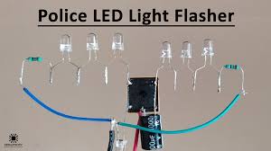 Www logomakr.comasd electrical & electronics project'. Police Led Light Flasher Circuit Using 12v Relay Diy