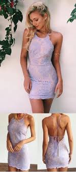 Simple Tight Lace Mermaid Open Back Short Prom Dresses Homecoming Dress Sh385 Simidre Homecoming Dresses Tight Homecoming Dresses Short Tight Tight Dresses