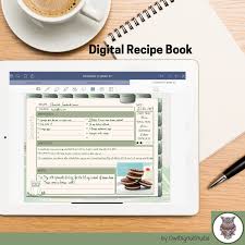 Digital Recipe Book Digital Recipes Cookbook For Goodnotes Etsy Digital Recipe Book Recipe Book Cookbook Recipes