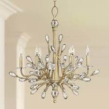 This bold lighting fixture works really well in my eclectic home, but it promising review: Fredrick Ramond Eve 26 Wide Champagne Gold Chandelier 1v285 Lamps Plus Gold Chandelier Gold Chandeliers Dining Room Chandelier
