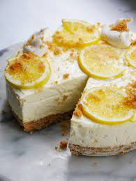 No Bake Lemon Ricotta Cheesecake Recipe Lemon Ricotta Cheesecake Lemon Pudding Recipes Baking