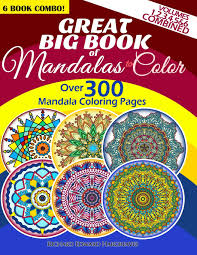 Free fairy & mermaid coloring pages by jody bergsma. Great Big Book Of Mandalas To Color Over 300 Mandala Coloring Pages Vol 1 2 3 4 5 6 Combined 6 Book Combo Ranging From Simple Easy To Coloring Books