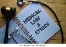 Plate Sign Medical Law Ethics Stock ...