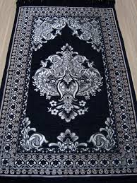 New Black Islamic Prayer Rug Carpet Mat Namaz Salat Musallah Islamic Gift Islamic Prayer Rug Carpet Mat Namaz Salat Musallah Turkish Seccade Pinter