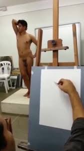 Artists and Models: Painting model nude - ThisVid.com
