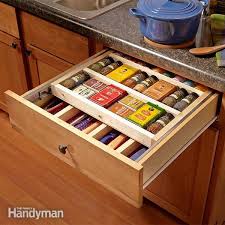 Two Tier Drawer Spice Rack Diy Spice Storage Kitchen Cabinet Storage Cheap Kitchen Cabinets