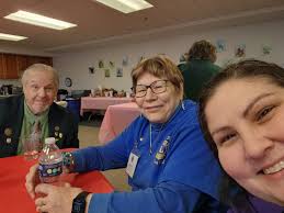 Our club president Theresa Pfeil and club members Cathy Dunn and Pete  Peckyno attended the District 14-F cabinet meeting at the Erie Sight Center  of NW PA today. #WeServe