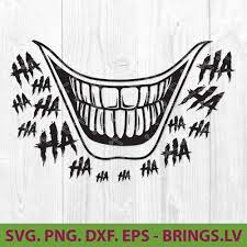 Joker Smile Svg Clown Smile Svg Joker Smile Shirt Joker Smile Mask Joker Smile Joker Joker Art