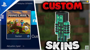 I am asking because i want to use my superchu skin on my ps4 the console edition of minecraft doesnt allow custom skin's sadly it does have skin packs which you can use the defualt ones are already installed. Custom Skins In Minecraft Ps4 Erstellen Anfanger Tutorial Minecraft Ps4 Customs Skins Youtube