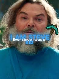 What Is The Guy with The Pink Leather Coat Steve When He Was Younger in The  Minecraft Movie