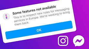 Voice calls and group chats. Facebook And Instagram Disable Features In Europe Bbc News