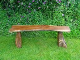 Woodworking simple backless bench plans video how to build. Teak Root Backless Garden Bench 140cm 2 Seater Rustic H45cm Bakulan