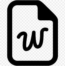 Social networking icons, black and white. The Icon Is For A Document That Is Stored As A File Pdf Icon Black And White Png Free Png Images Toppng