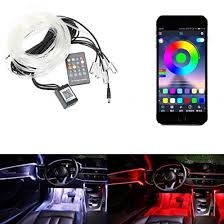 Utilizing for illuminating the whole. Car Ambience Light Rgb App Led Car Atmosphere Interior Light