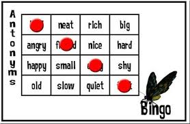Synonym And Antonym Bingo Synonyms And Antonyms Antonym Synonym
