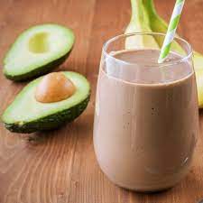 Chocolate Avocado Protein Smoothie Boomer Nutrition Recipe Protein Smoothie Protein Smoothie Recipes Protien Smoothies