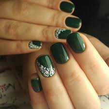 The most common dark green nail material is metal. Nail Art 1436 Best Nail Art Designs Gallery Bestartnails Com