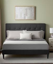 Get 5% in rewards with club o! Dream Collection Upholstered Platform Bed Frame With Square Tufted Headboard Queen Reviews Furniture Macy S